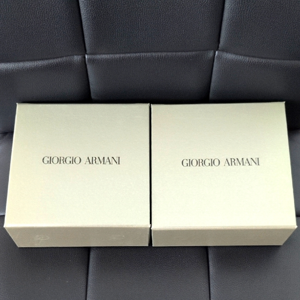 NWOT Giorgio Armani Elegant Storage Gift Boxes (set of 2)